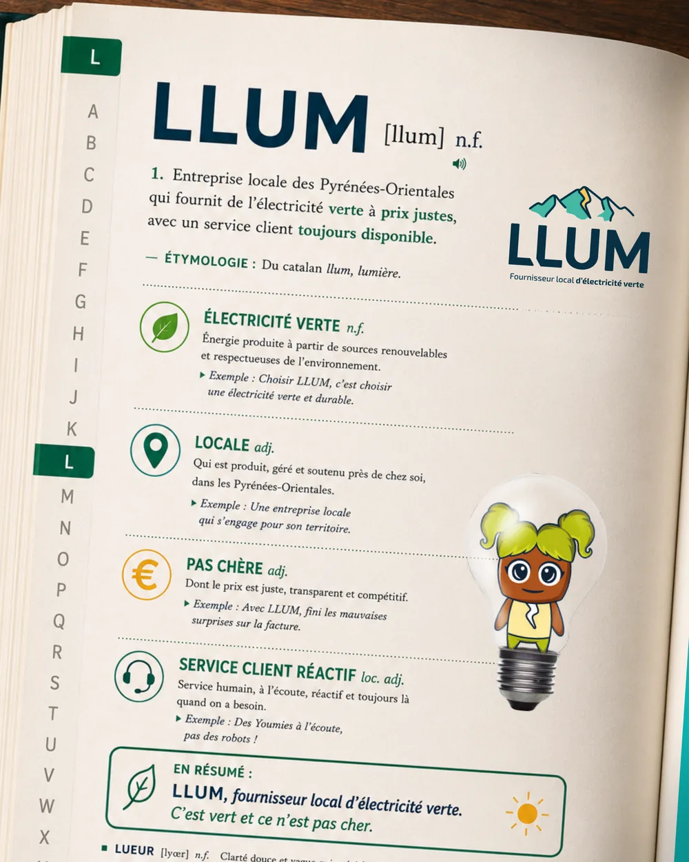 LLUM dans le dictionnaire — LLUM