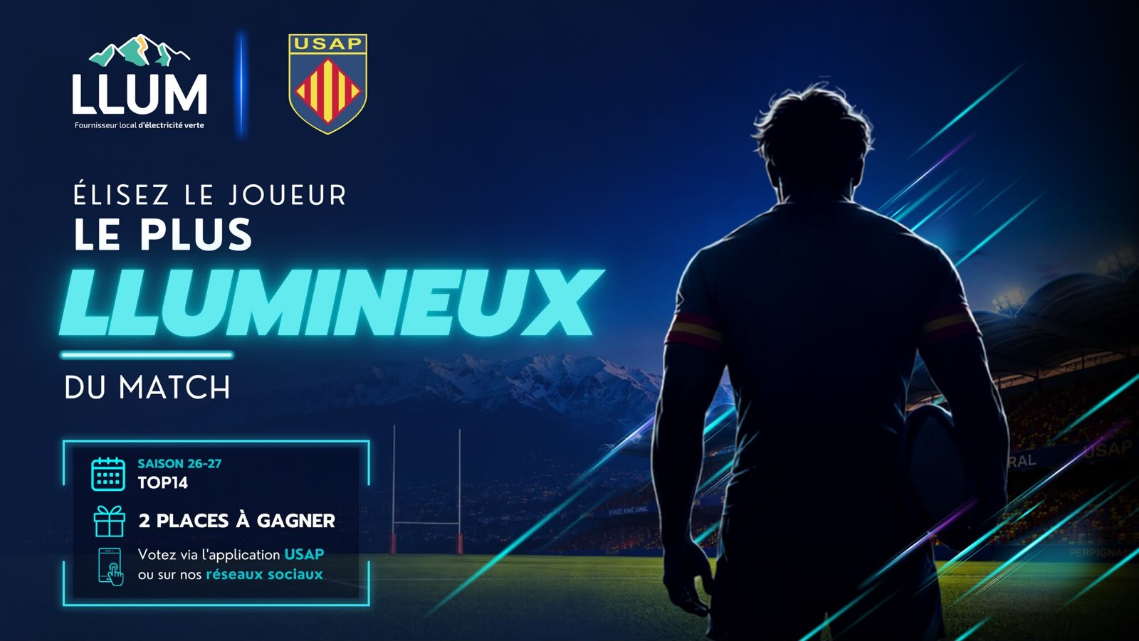 Le joueur le plus LLUMineux — LLUM × USAP