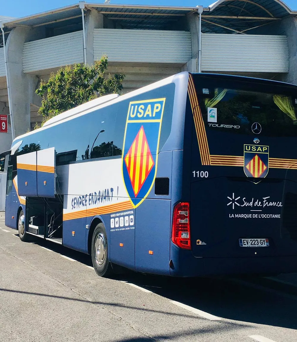 Habillage du car — USAP